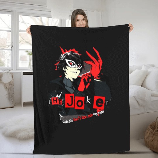 Persona 5 joker Fleece Blankets