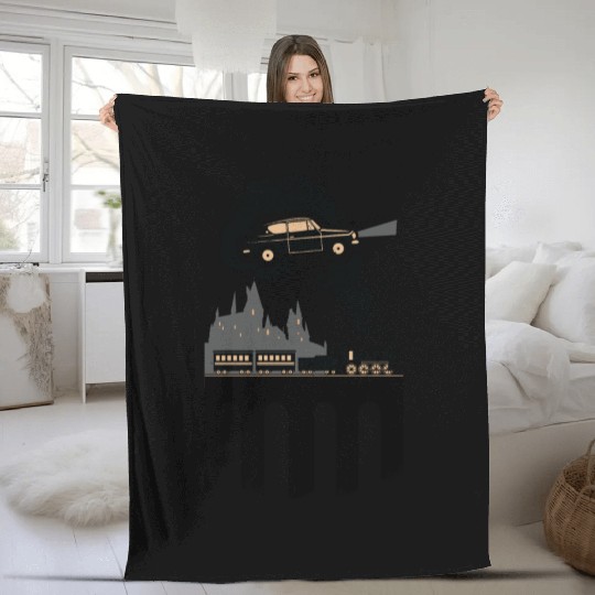 Dream train HP Fleece Blankets