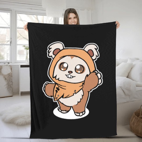 Baby Ewok Fleece Blankets
