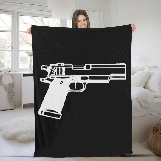 Gun Fleece Blankets