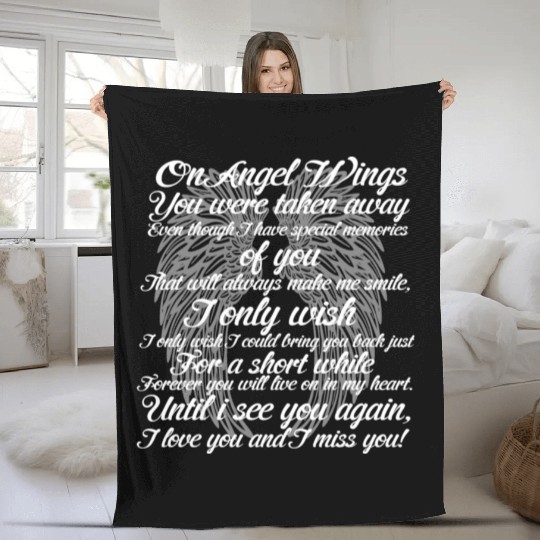 ANGEL WINGS Fleece Blankets
