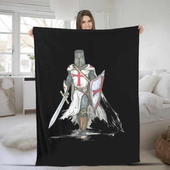 Templar Knight Fleece Blankets