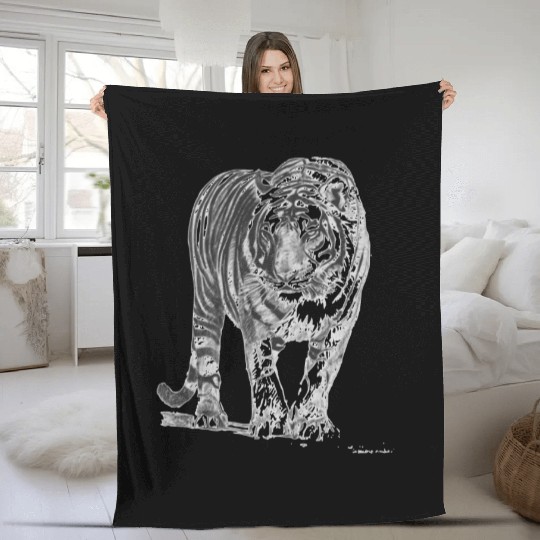 Bengal Tiger Fleece Blankets