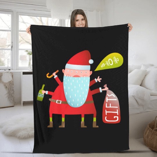 Santa Claus Fleece Blankets