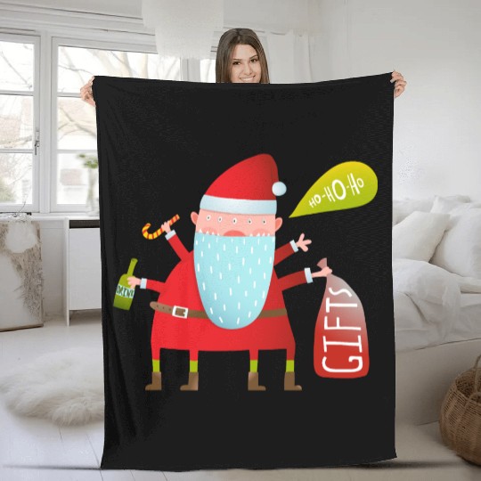 Santa Claus Fleece Blankets