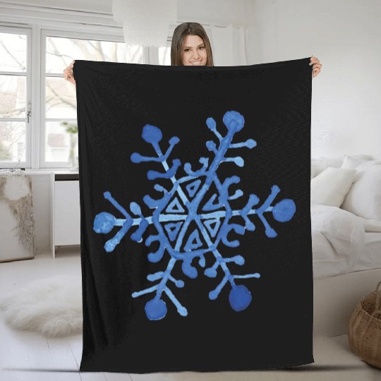 Snowflake Fleece Blankets