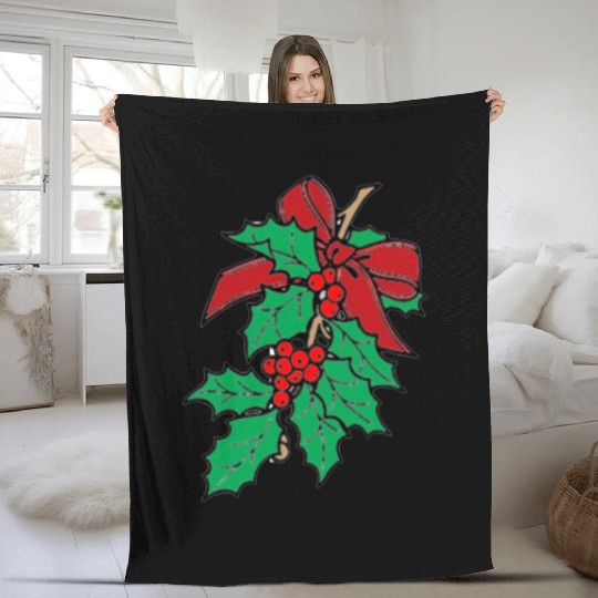 Mistletoe Fleece Blankets