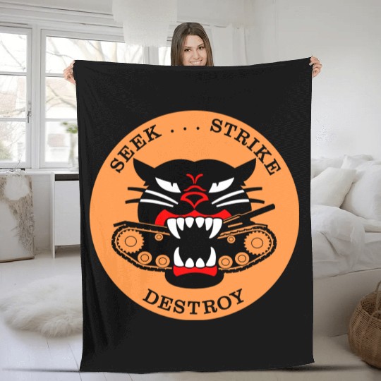 M18 HELLCAT Tank Destroyer Fleece Blankets