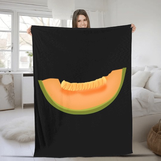 melon melone watermelon wassermelone veggie gemues Fleece Blankets