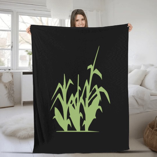 mais corn maize getreide veggie gemuese vegetables Fleece Blankets