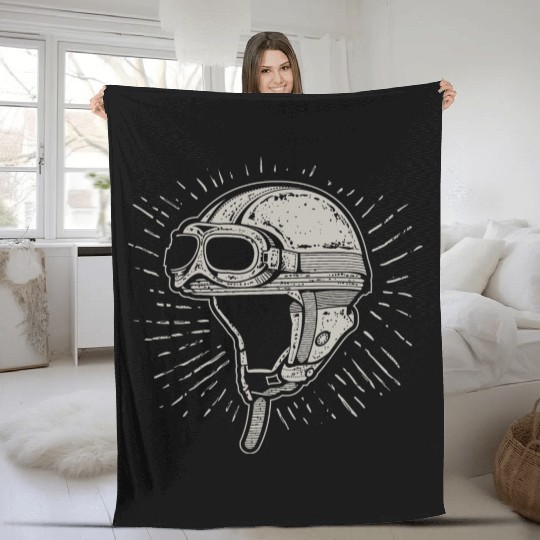 Born to Race Fleece Blankets
