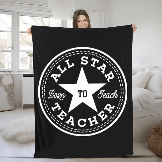 All star teacher Fleece Blankets