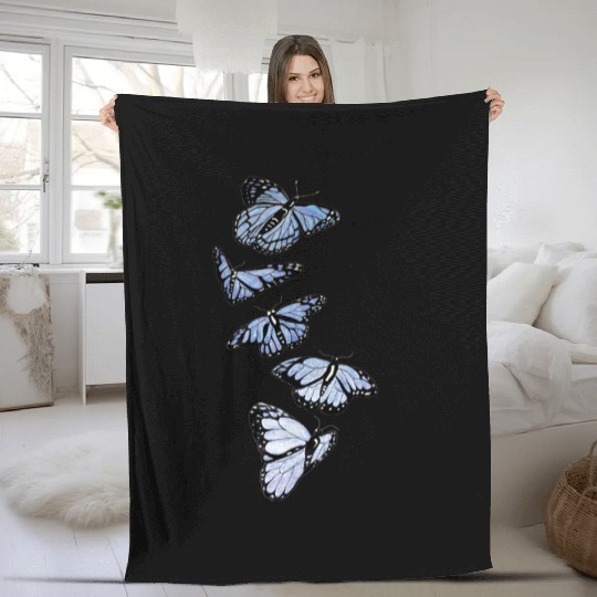 Array of Butterflies Fleece Blankets