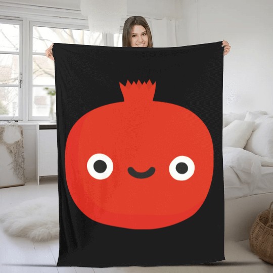 Pomegranate Fleece Blankets