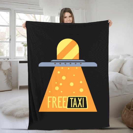 free taxi Fleece Blankets.