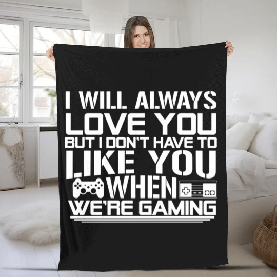 I will always love you but i don't have to like yo Fleece Blankets