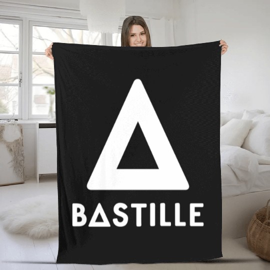 Bastille Rock Band Triangle Logo Fleece Blankets