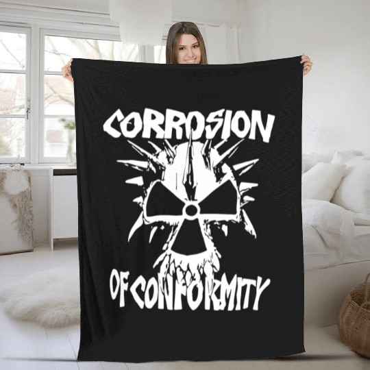 Corrosion Of Conformity Old School Logo Fleece Blankets