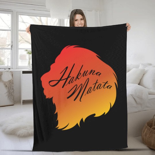 Hakuna Matata Fleece Blankets