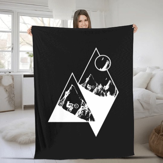 MTB White Mountains Fleece Blankets