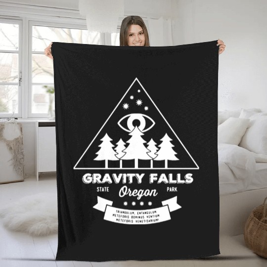 Visit Gravity Falls Fleece Blankets