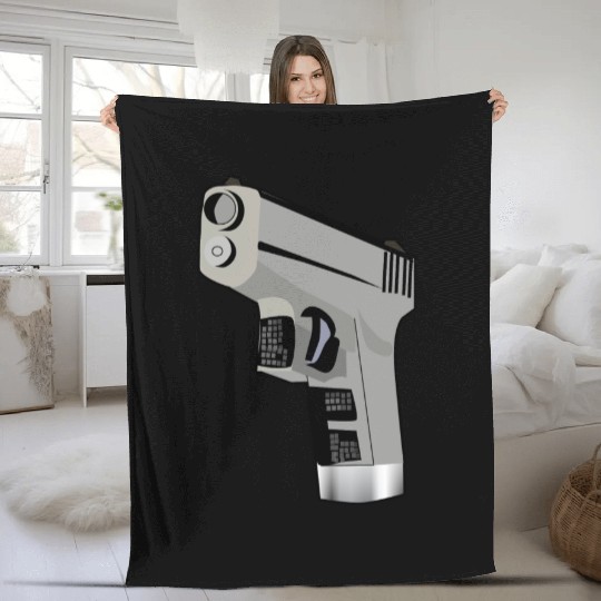 Gun Fleece Blankets