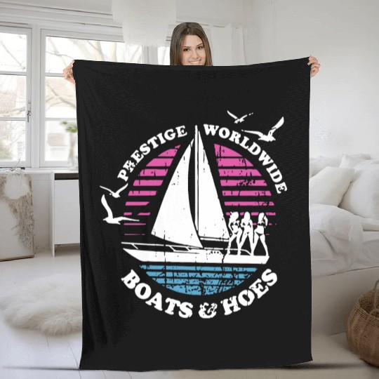 Boats N Hoes Step Brothers Huff Doback Anchor Fleece Blankets