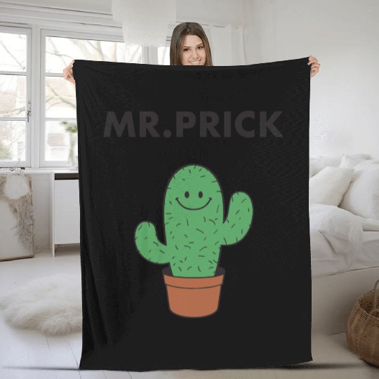 Mr Prick Men Funny Indie Style Slogan Hipster Mexi Fleece Blankets