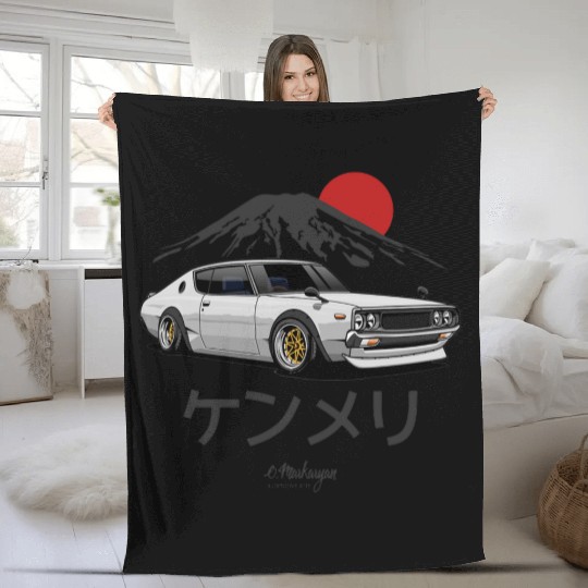 JDM Car Fleece Blankets