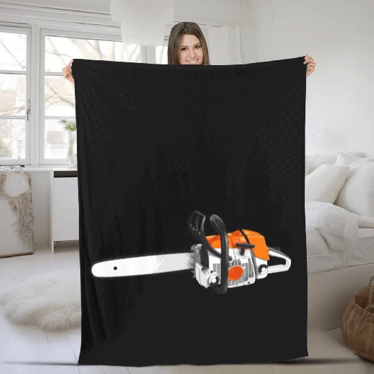 Your Forestry Business - Chainsaw & Pine Forest Fleece Blankets