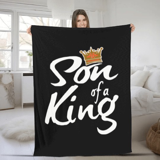 son of a king Fleece Blankets