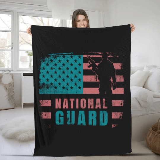 National Guard Veteran Fleece Blankets