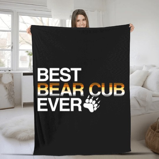 LGBT Gay Pride Best Bear Cub Fleece Blankets