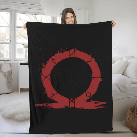 God of War Viking Logo US Shipped FREE viking Fleece Blankets