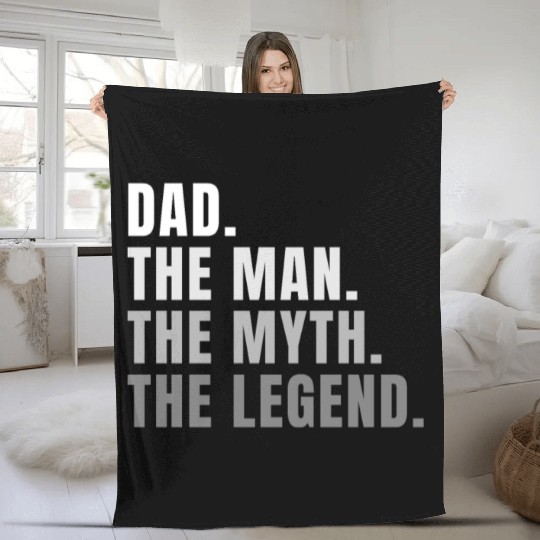 DAD Birthday, Father's Day Or Christmas Gift Fleece Blankets