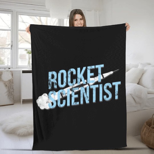 Science - Rocket Scientist Fleece Blankets