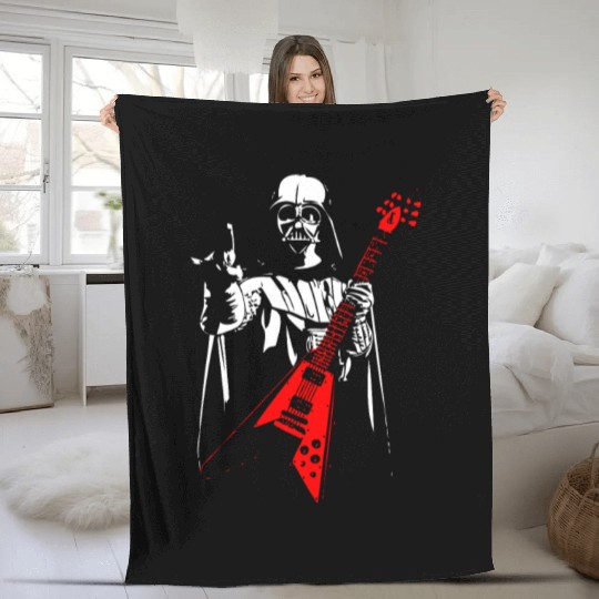 Heavy Metal Darth Vader Fleece Blankets