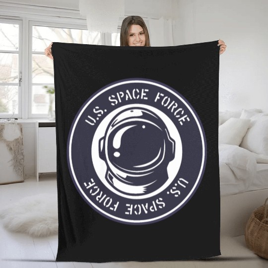 Space Force Fleece Blankets