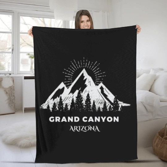 Grand Canyon National Park Fleece Blankets