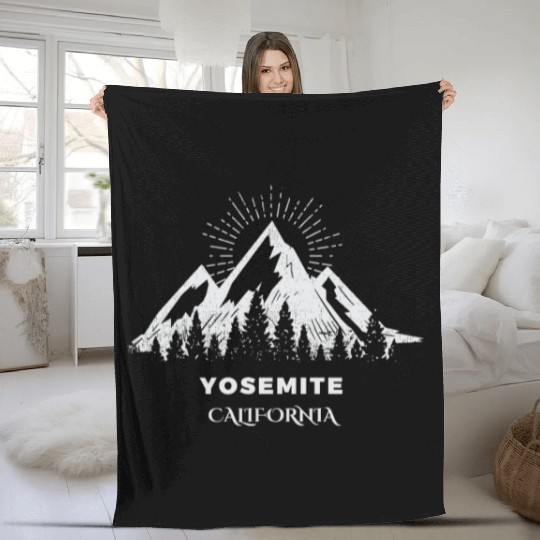 Yosemite National Park Fleece Blankets
