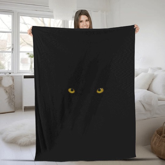Black Panther Scratch Fleece Blankets