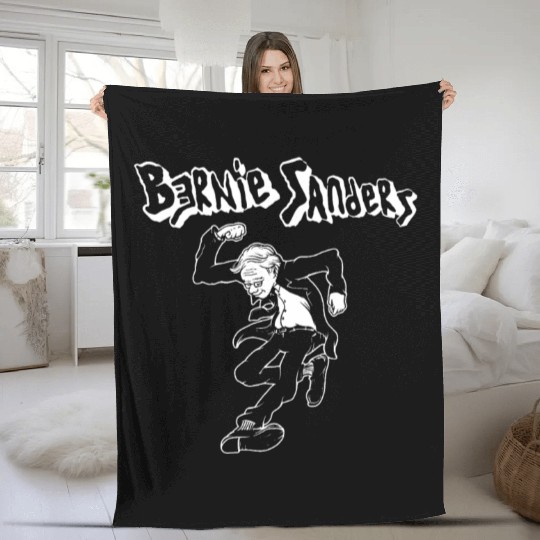 Bernie Sanders Punk Rock Circle Jerks Unisex berni Fleece Blankets