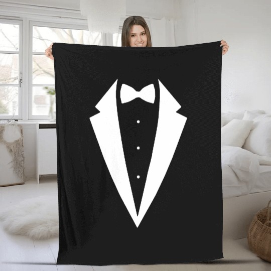 Men s Tuxedo Running Tuxedo Fleece Blankets