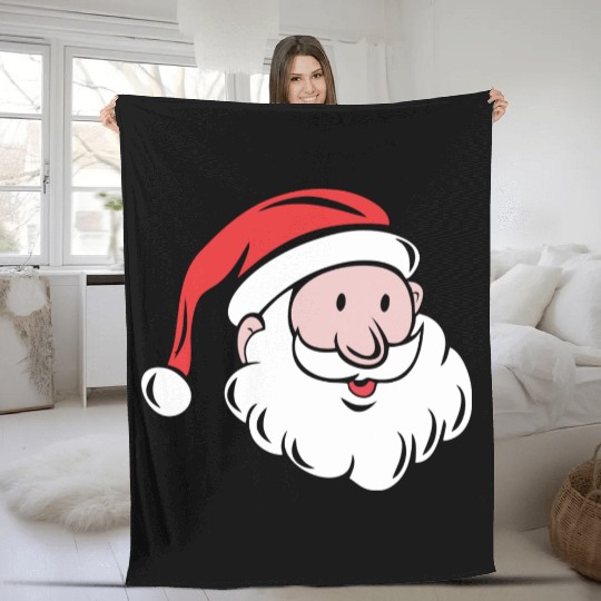 Santa Saint Nicholas Fleece Blankets