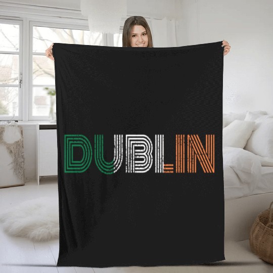 Ireland Dublin Fleece Blankets