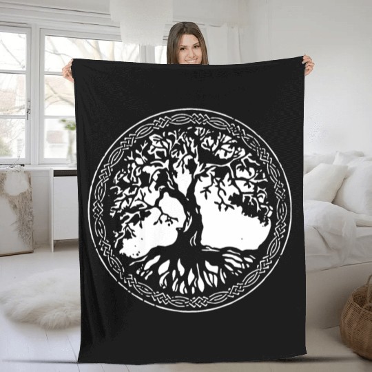 Tree Of Life Original science Fleece Blankets