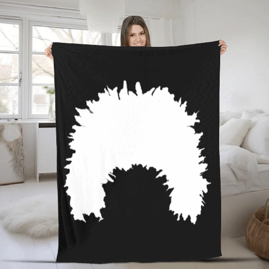 khabib nurmagomedov sheep hat no text white Fleece Blankets