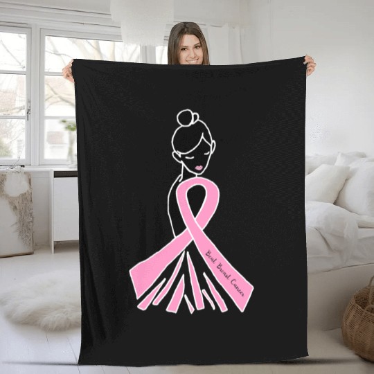 Beat Breast Cancer Fleece Blankets