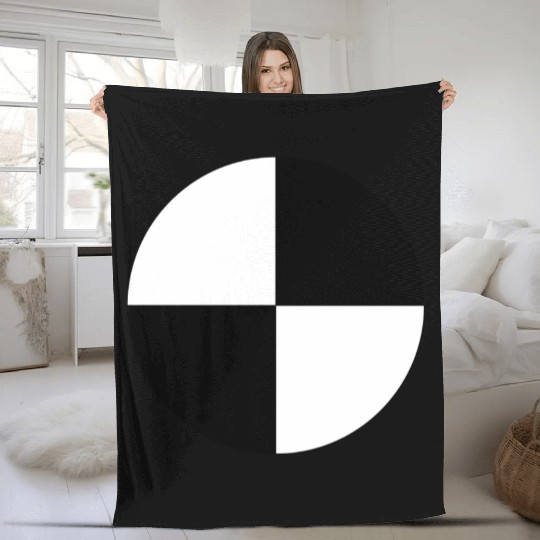 Crash Test Dummy Logo Fleece Blankets