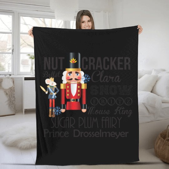 Nutcracker Ballet Fleece Blankets - Dance